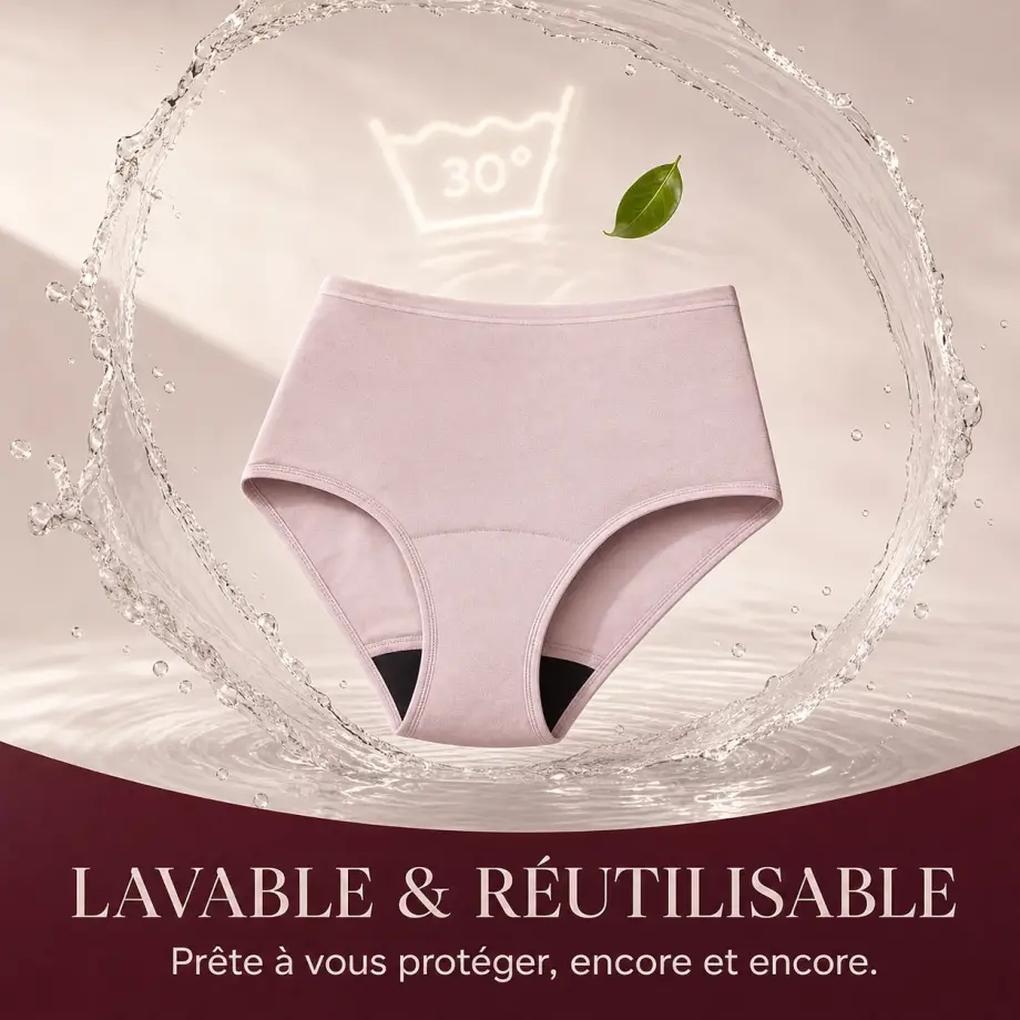 Lavable et réutilisable